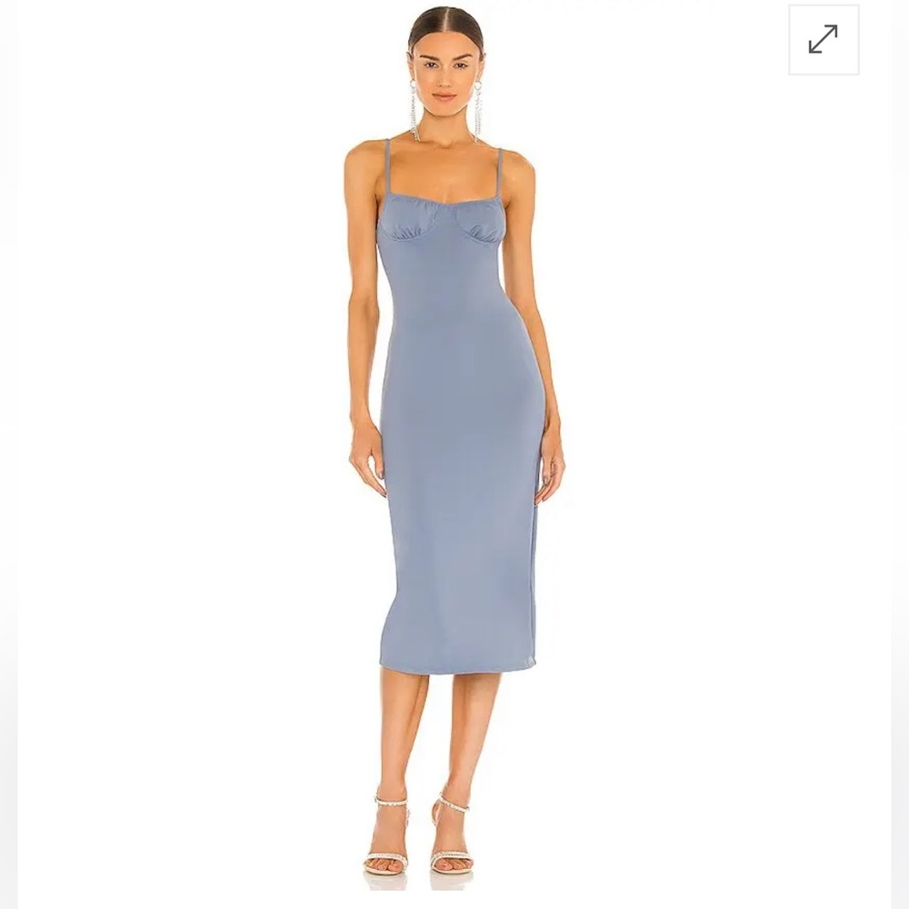 Danielle Bernstein Black MIDI Dress